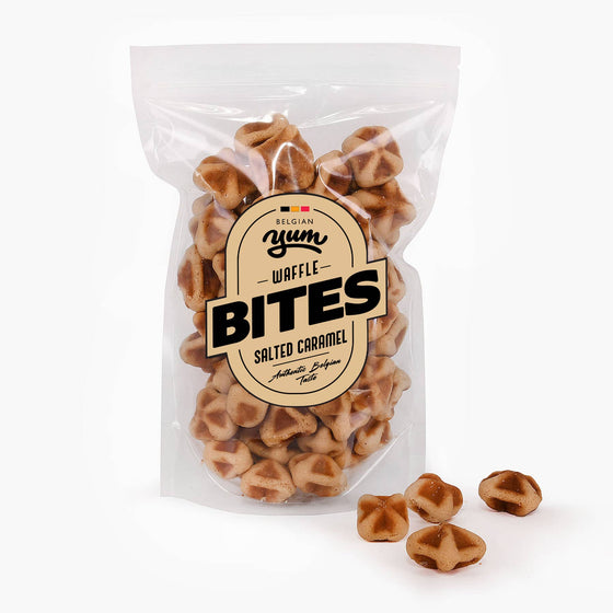 Belgian Waffle Bites 11oz  – Salted Caramel