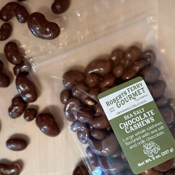 Chocolate Cashews with Sea Salt