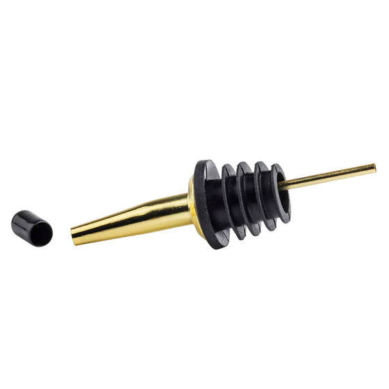 SpeedPourer with Cap, 4.25", Stainless Steel, Gold, Set of 2