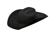  wool kids black felt hat