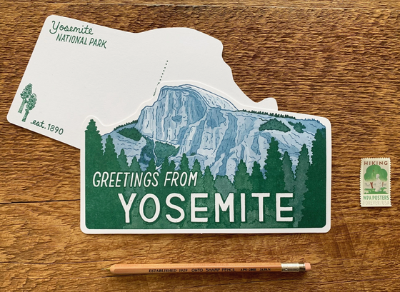 Half Dome Post Card