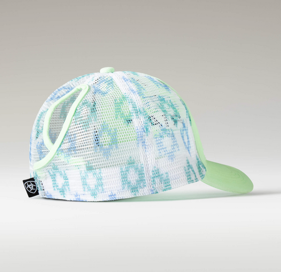 Ariat South Western High Pony Ball Cap