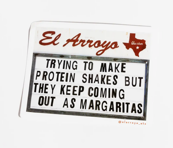 Protein Shakes Sticker