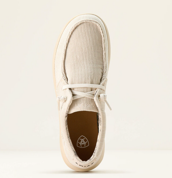Womens Ariat Cream Corduroy Hilo Shoes