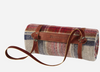 MOTOR ROBE THROW WITH LEATHER CARRIER