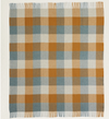 ECO-WISE WOOL FRINGED THROW