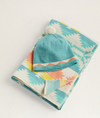 KNIT BABY BLANKET WITH BEANIE