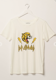  Def Leopard Distressed Tee