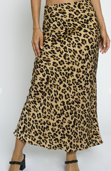  Leopard Lover Silky Skirt