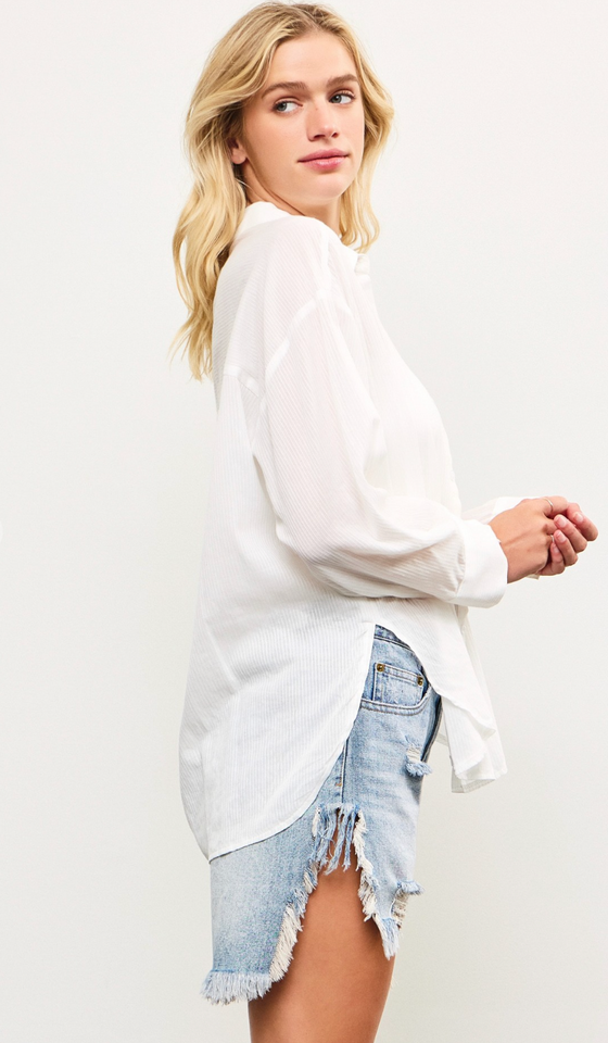 Classic Whit Button down Shirt