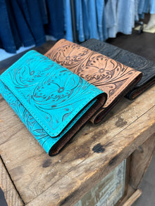  Tooled Leather Wallet