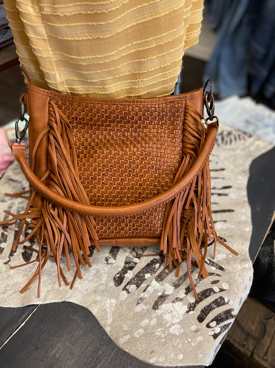 Sweet Grass Fringe Purse