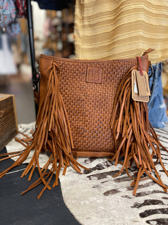 Sweet Grass Fringe Purse