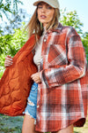 Quilted Plaid shacket