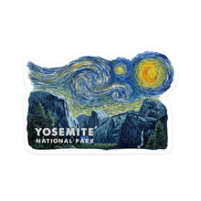  Vinyl Sticker Yosemite National Park, Starry Night