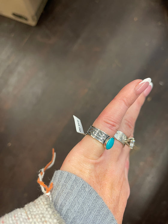 Tribal Turquoise Ring