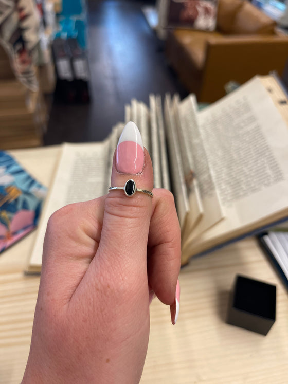 Onyx Stacking Ring