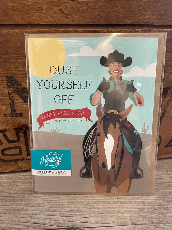"Dust Yourself Off" Card