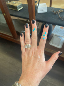  Dainty Navajo Turquoise Ring