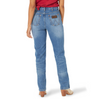 WRANGLER ROOTED COLLECTION™ USA HIGH RISE STRAIGHT LEG JEAN IN BLUE