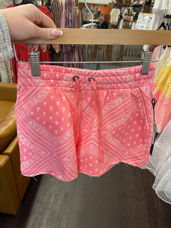 Range Pink Bandana Shorts