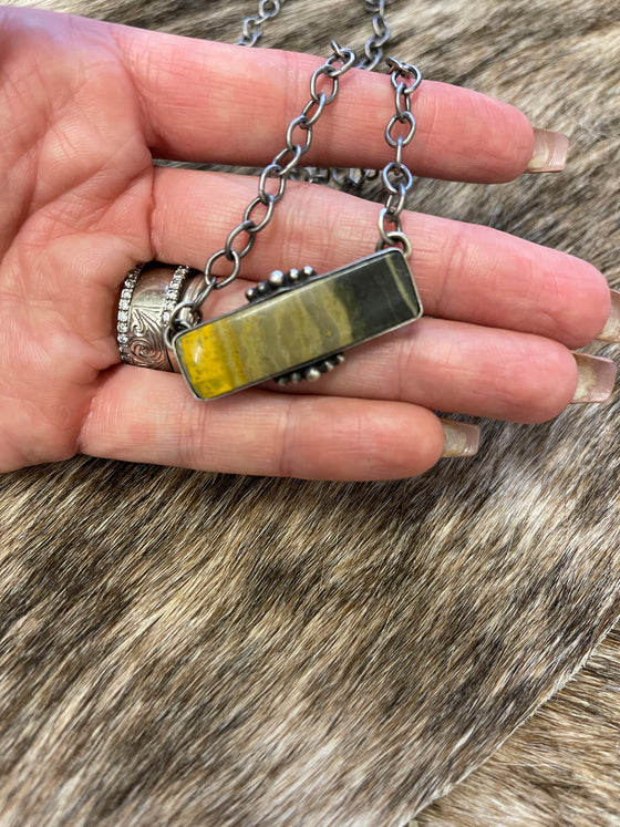 Bumblebee Bar Necklace