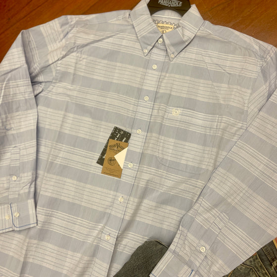 Panhandle Long Sleeve Blue Button Up